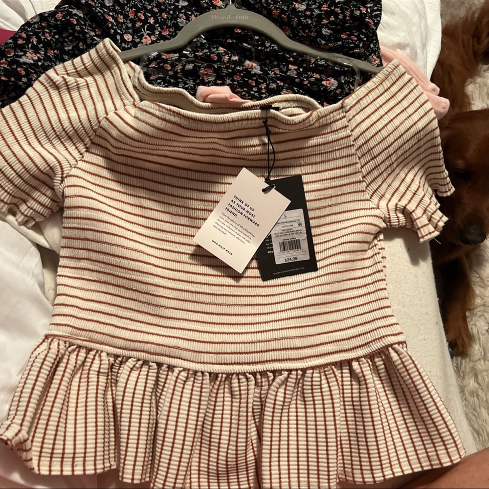 BRAND NEW WITH TAGS striped shirt